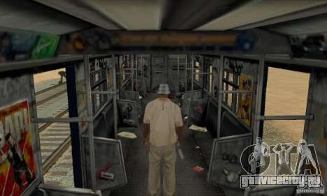 GTA IV Enterable Train для GTA San Andreas
