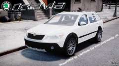 Skoda Octavia Scout Stock для GTA 4