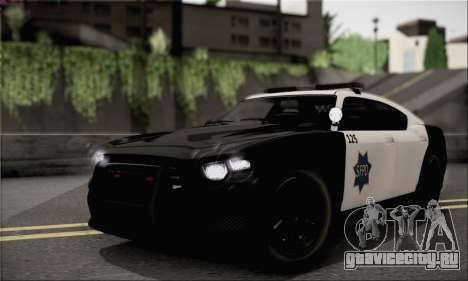 Bravado Buffalo S Police Edition (HQLM) для GTA San Andreas