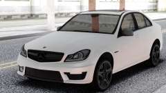 Mercedes-Benz White C63 AMG W204 для GTA San Andreas