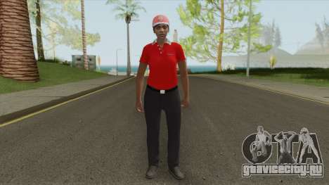 GTA Online Skin V3 (Restaurant Employees) для GTA San Andreas
