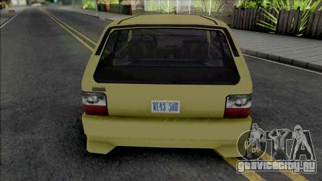 Fiat Uno [VehFuncs] для GTA San Andreas