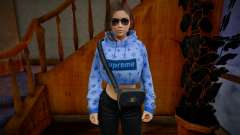 Samantha Samsung Assistant Virtual - Hoodie v3 для GTA San Andreas