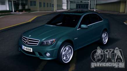 Mercedes-Benz C63 (AMG) 2010 (EU Plate) для GTA Vice City